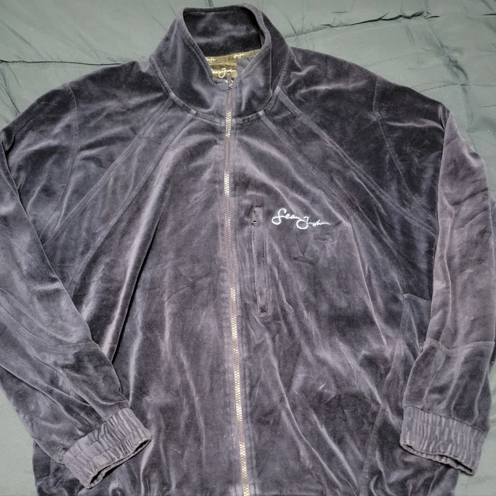Sean John velour track suit
